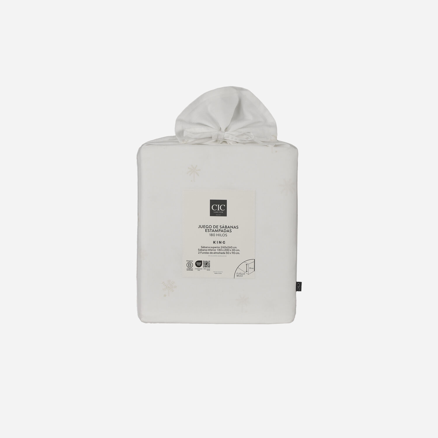 Sábanas King Polycotton 180 Hilos Magdalena