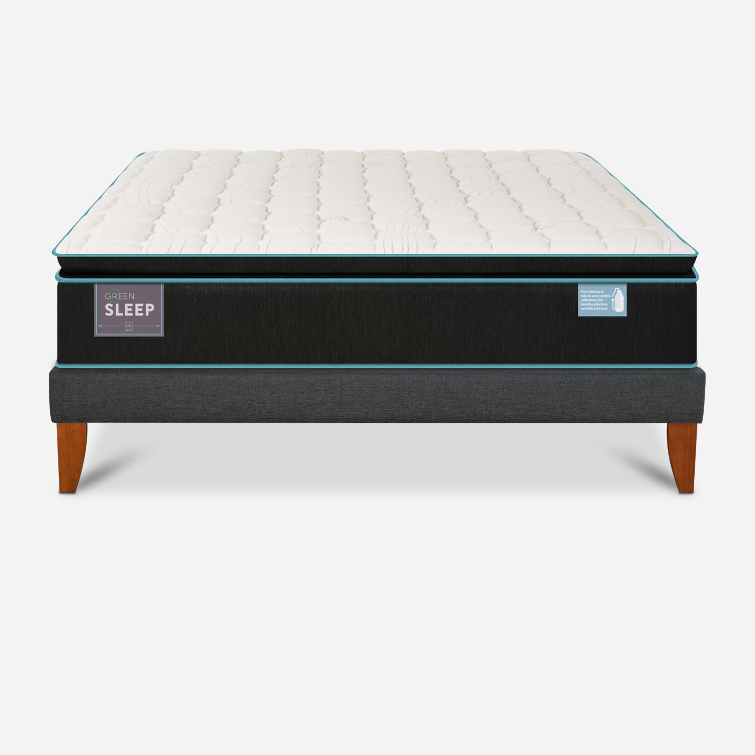 Cama Europea Box King Green Sleep 