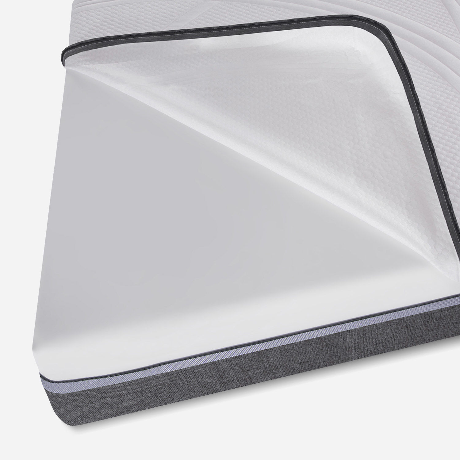 Box Spring 2 Plazas Ortopedic Advance Base Dividida 5 Zonas + Almohadas