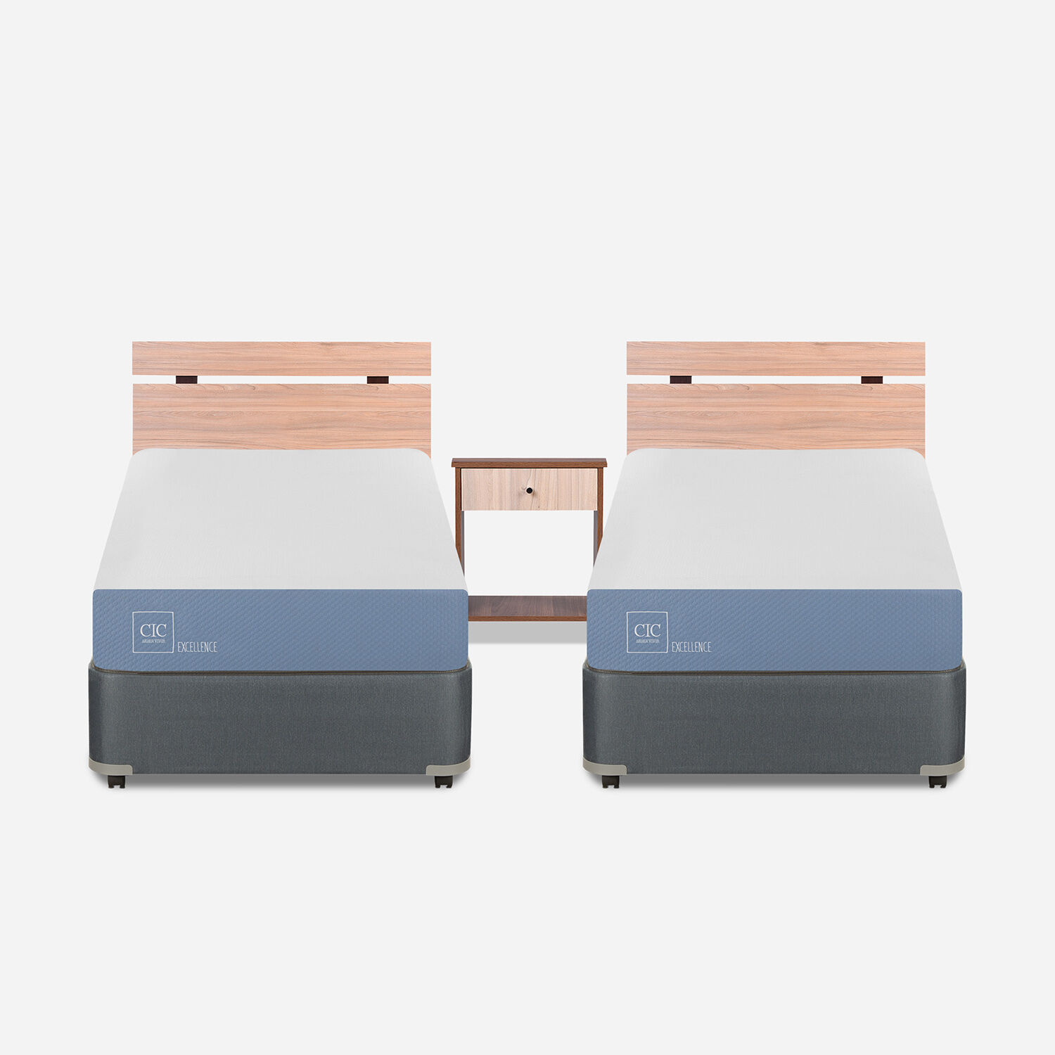 D&uacute;plex Cama Americana 1 Plaza Excellence + Set Olmo