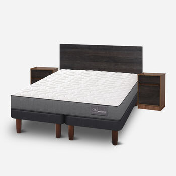 Cama Europea King Anatomic + Set Espresso