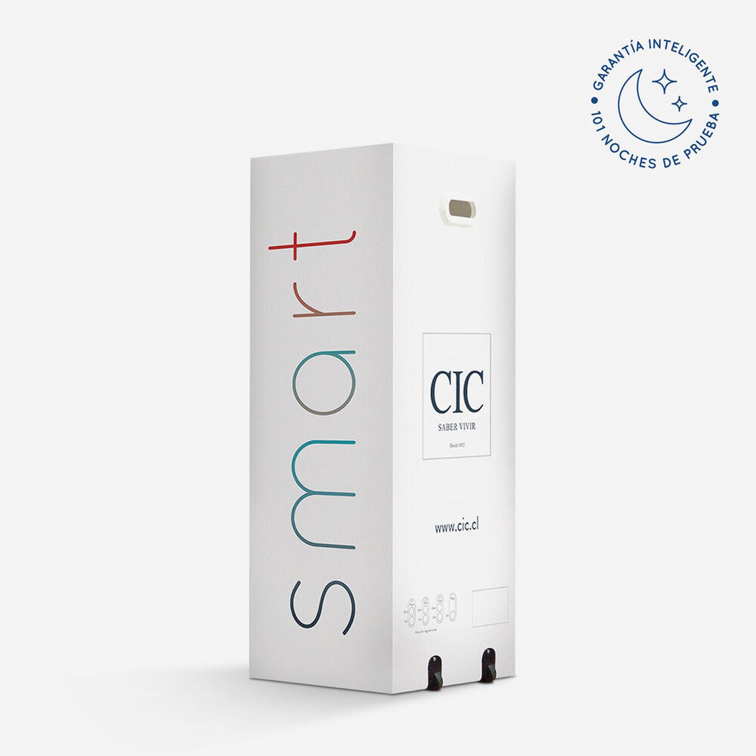 Cama Europea Box 2 Plazas Smart 