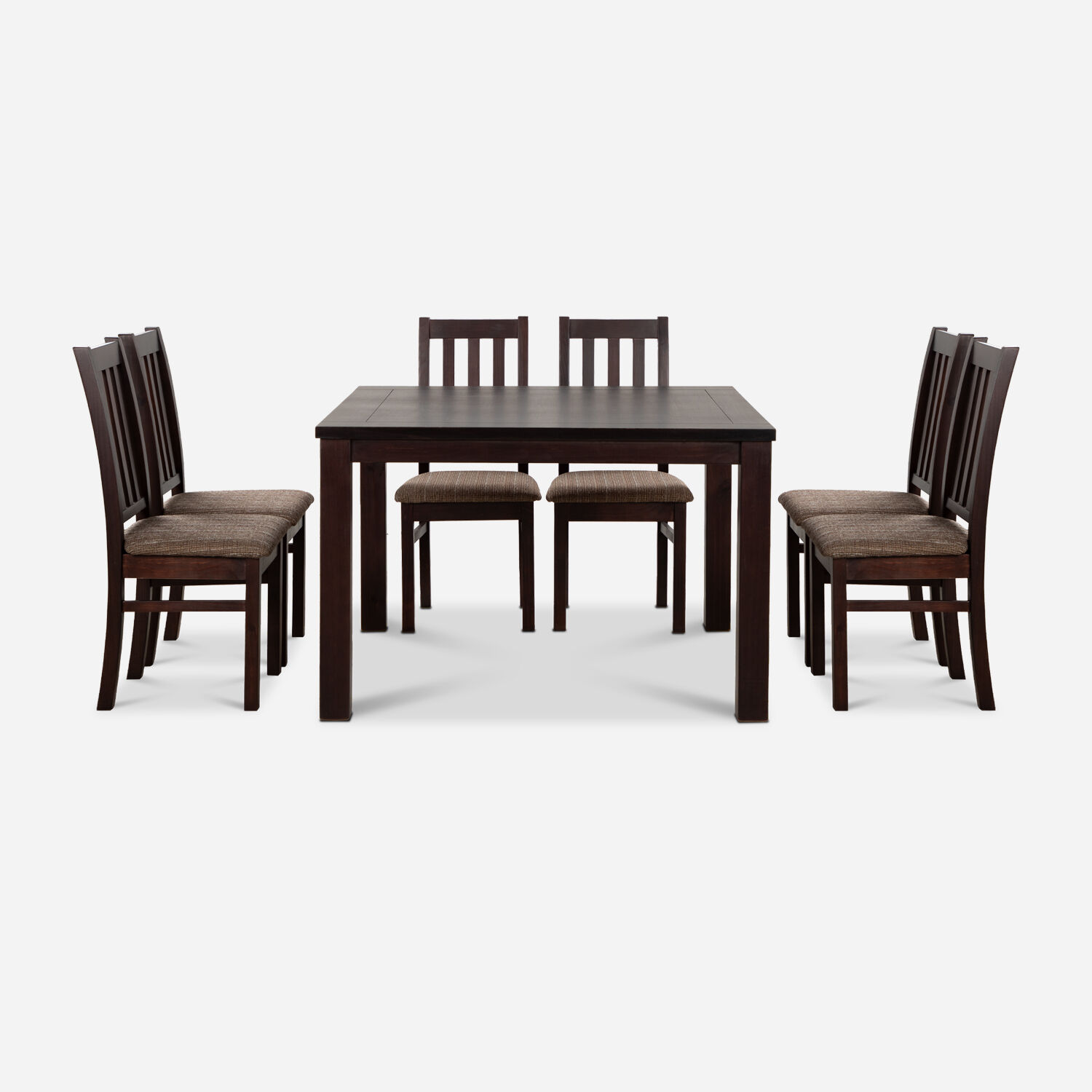 Comedor 8 Sillas &Ntilde;uble Chocolate - Caf&eacute;