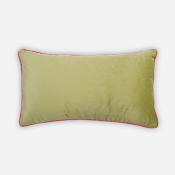 Cojín Velvet Mostaza Ss22 35x65 Cm.