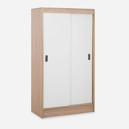 Cl&oacute;set Caburgua 2 Puertas Corredera Olmo Alpino Blanco