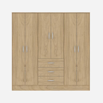 Cl&oacute;set 6 Puertas 3 Cajones Maipo Olmo