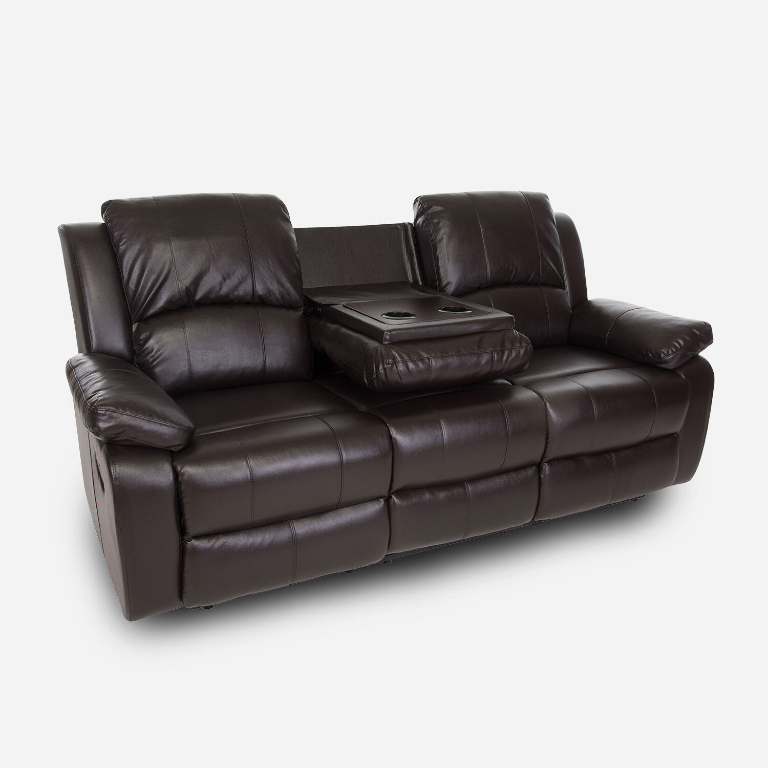 Sof&aacute; 3 Cuerpos Reclinable Andaluc&iacute;a Chocolate