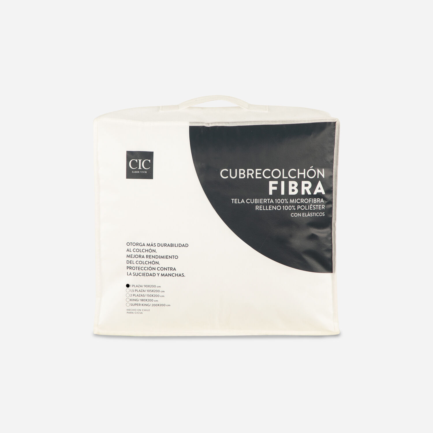 Cubrecolch&oacute;n Fibra 1 Plaza