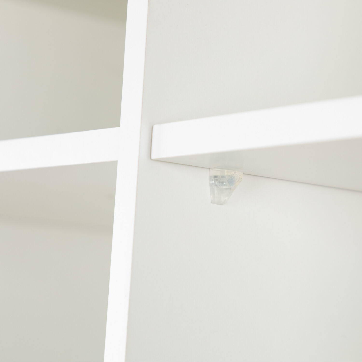 Librero 6 Repisas 2 Puertas Praga Blanco