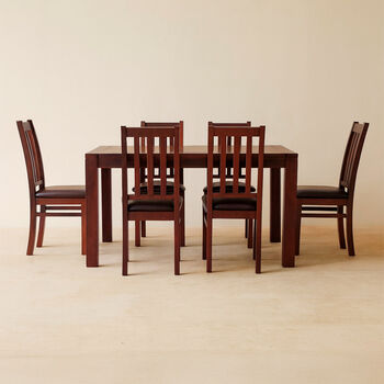 Comedor 6 Sillas Ñuble Miró Negro