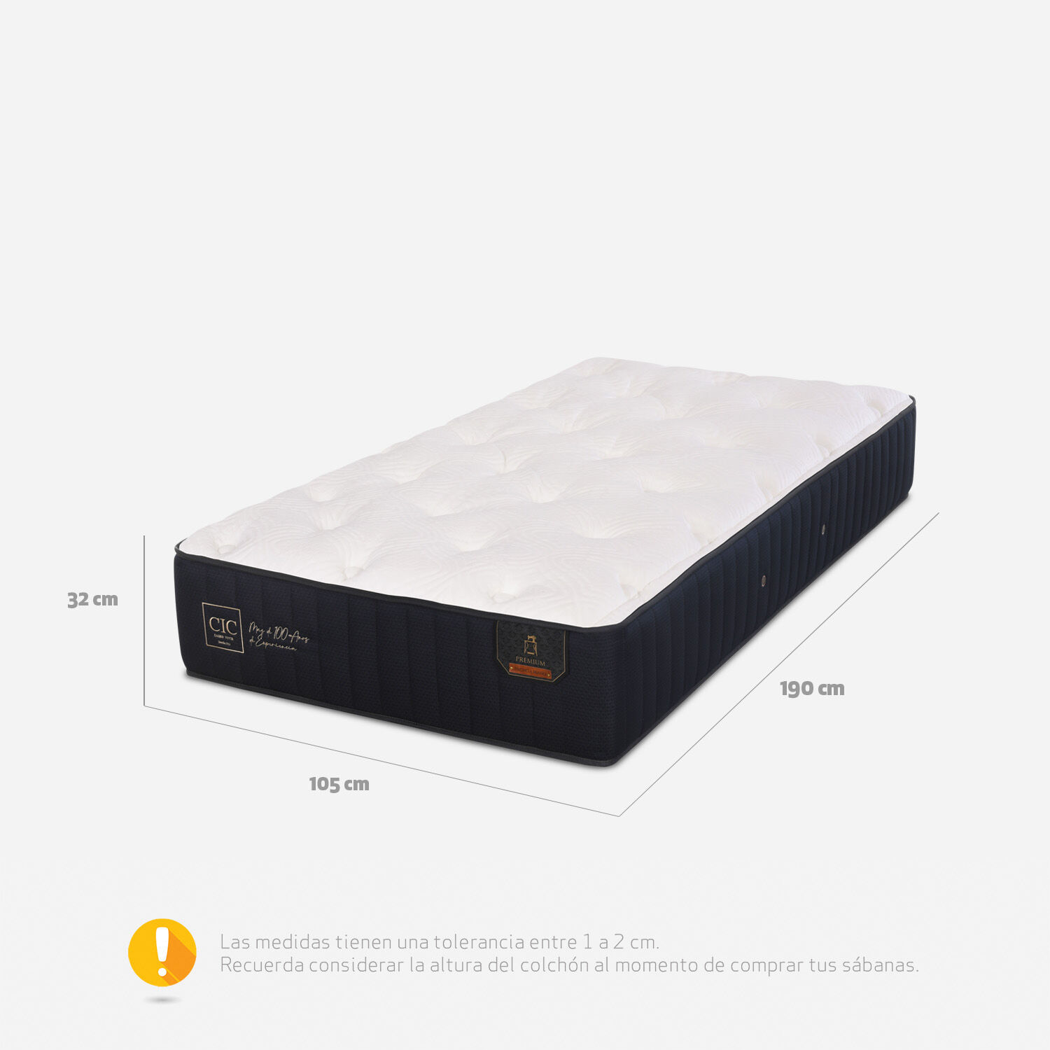 Colchón 1.5 Plazas Premium 105x190