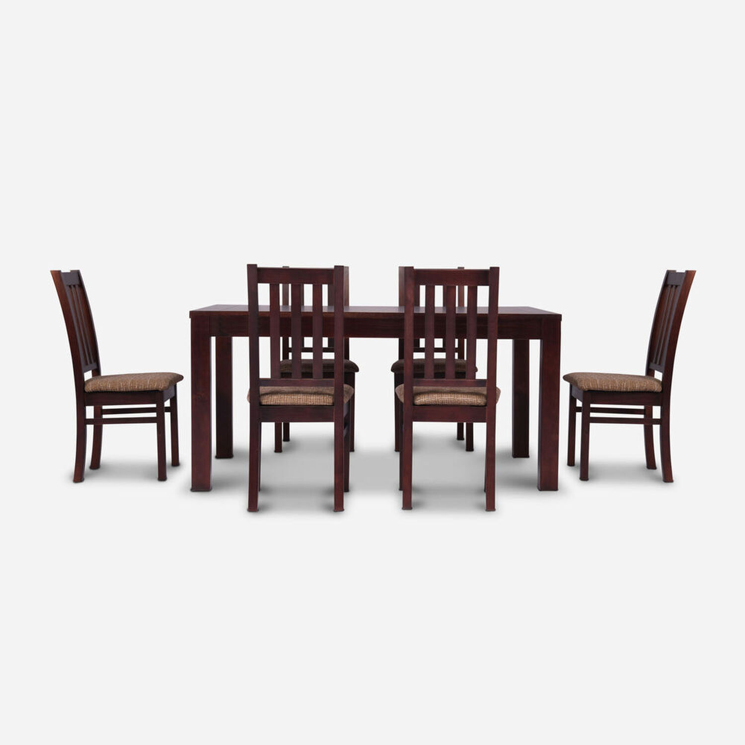 Comedor 6 Sillas &Ntilde;uble Chocolate