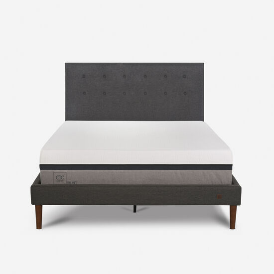 Cama Europea Curve 2 Plazas Balance + Respaldo Éufrates