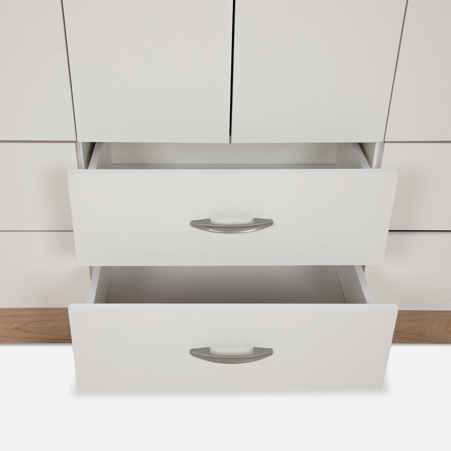 Cl&oacute;set Maipo 6 Puertas 6 Cajones Olmo Blanco