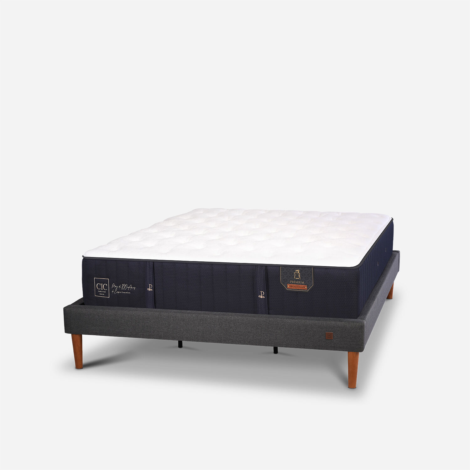 Cama Europea Curve King Premium