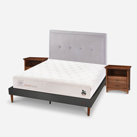 Cama Europea Curve 2 Plazas Cocopedic + Set Ganges