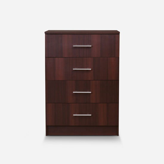 Cómoda Cajonera 4 Cajones Fenix Wengue
