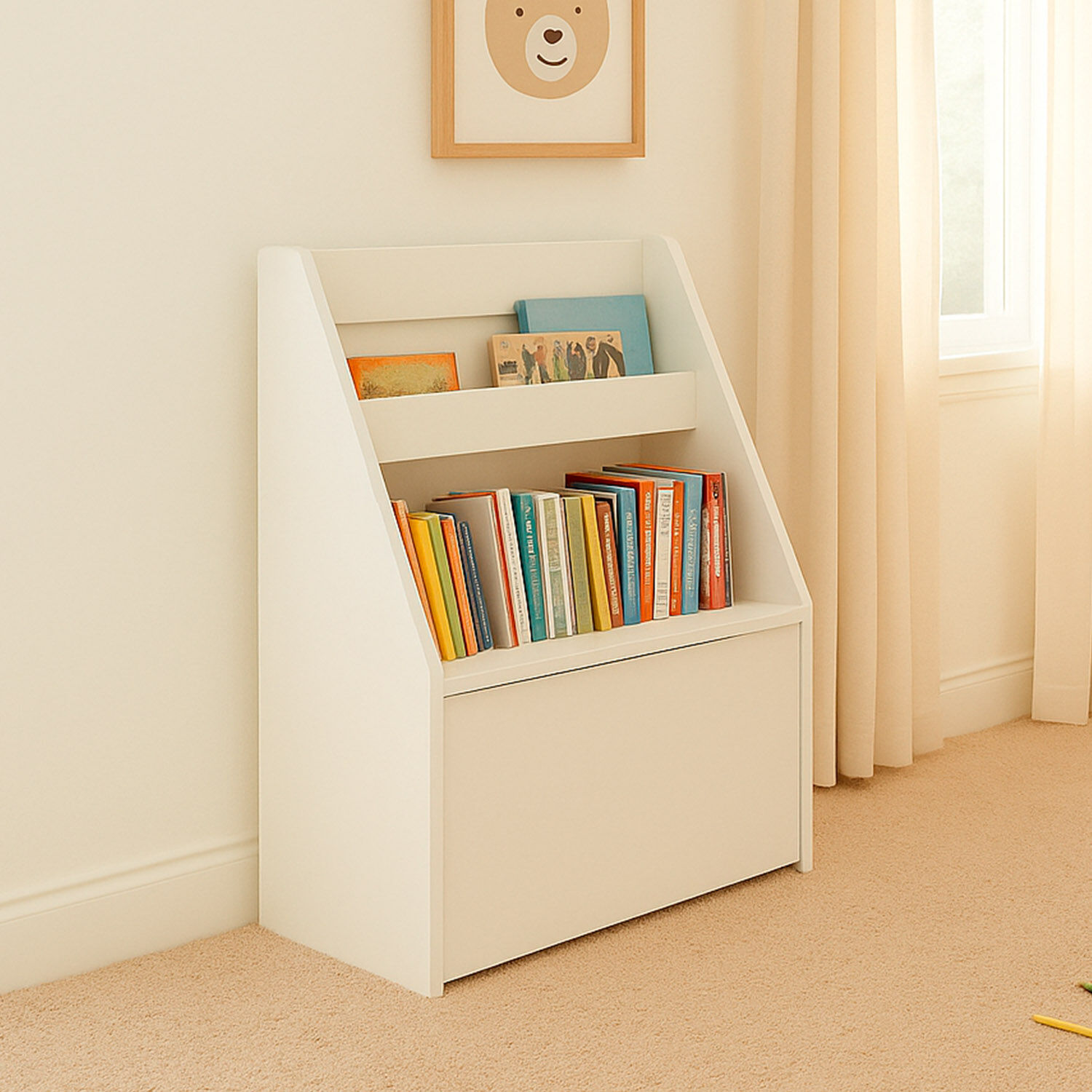 Estante Librero Kids Blanco