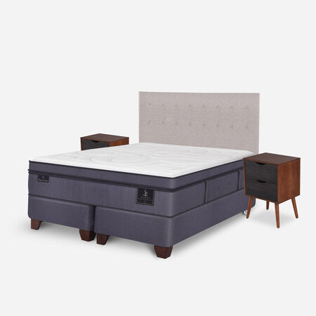 Box Spring King Super Premium + Set Tigris