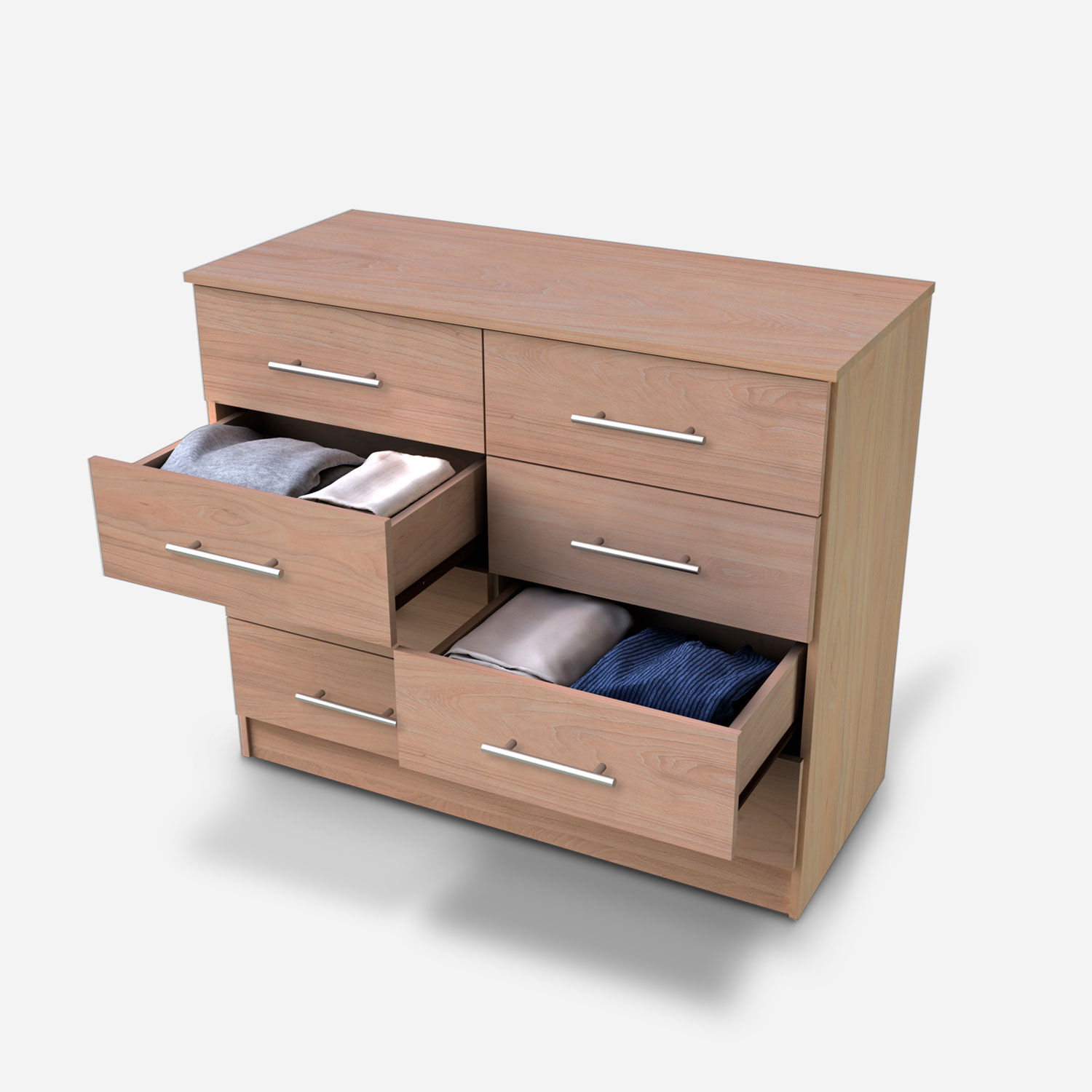 C&oacute;moda 8 Cajones Polux Olmo