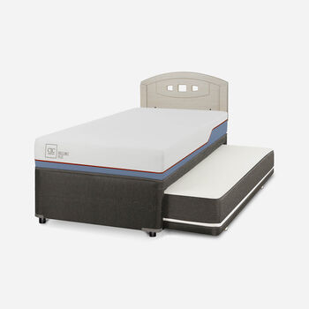 Cama Nido Div&aacute;n Excellence Plus + Respaldo Gales Alpino