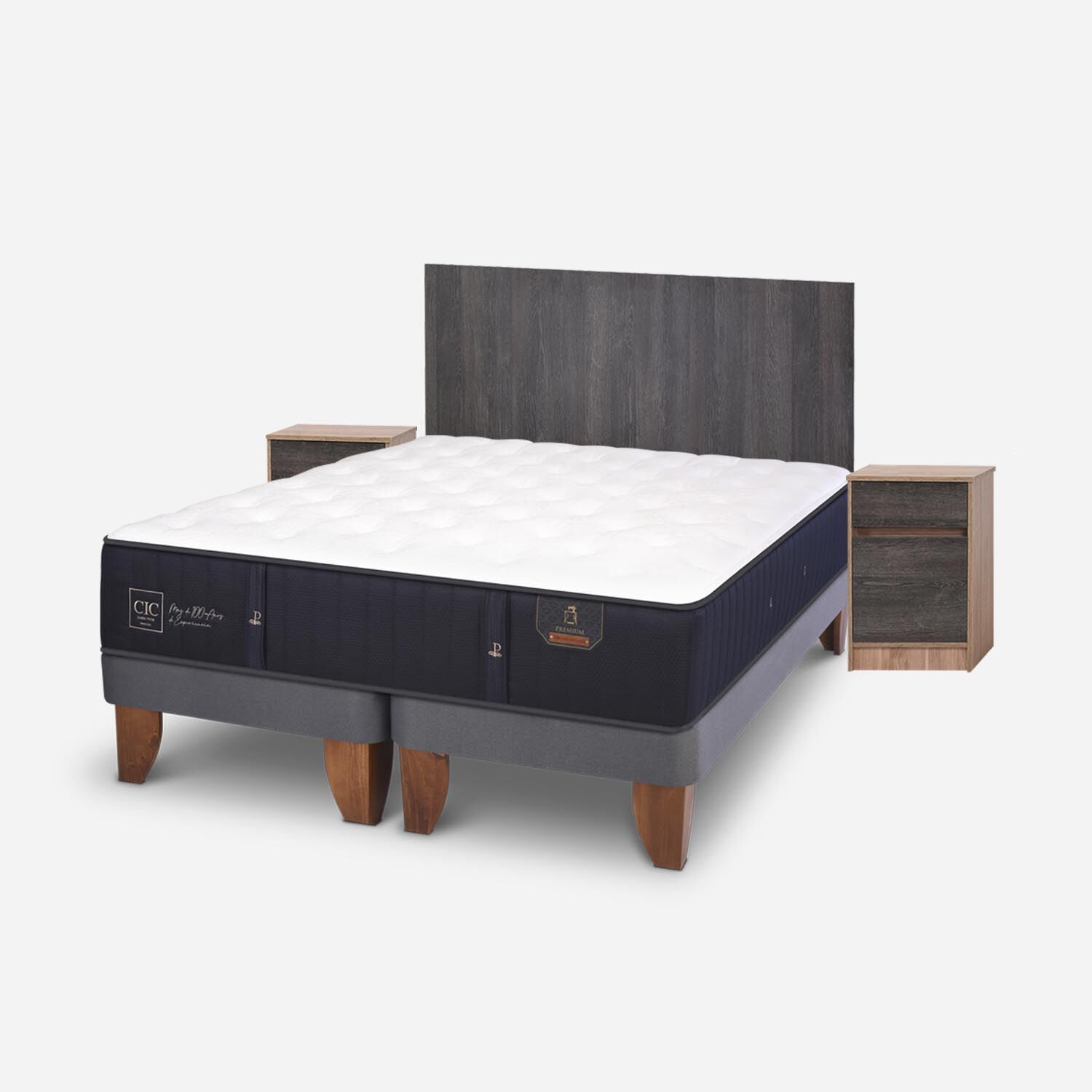 Cama Europea King Premium + Set Espresso | CIC