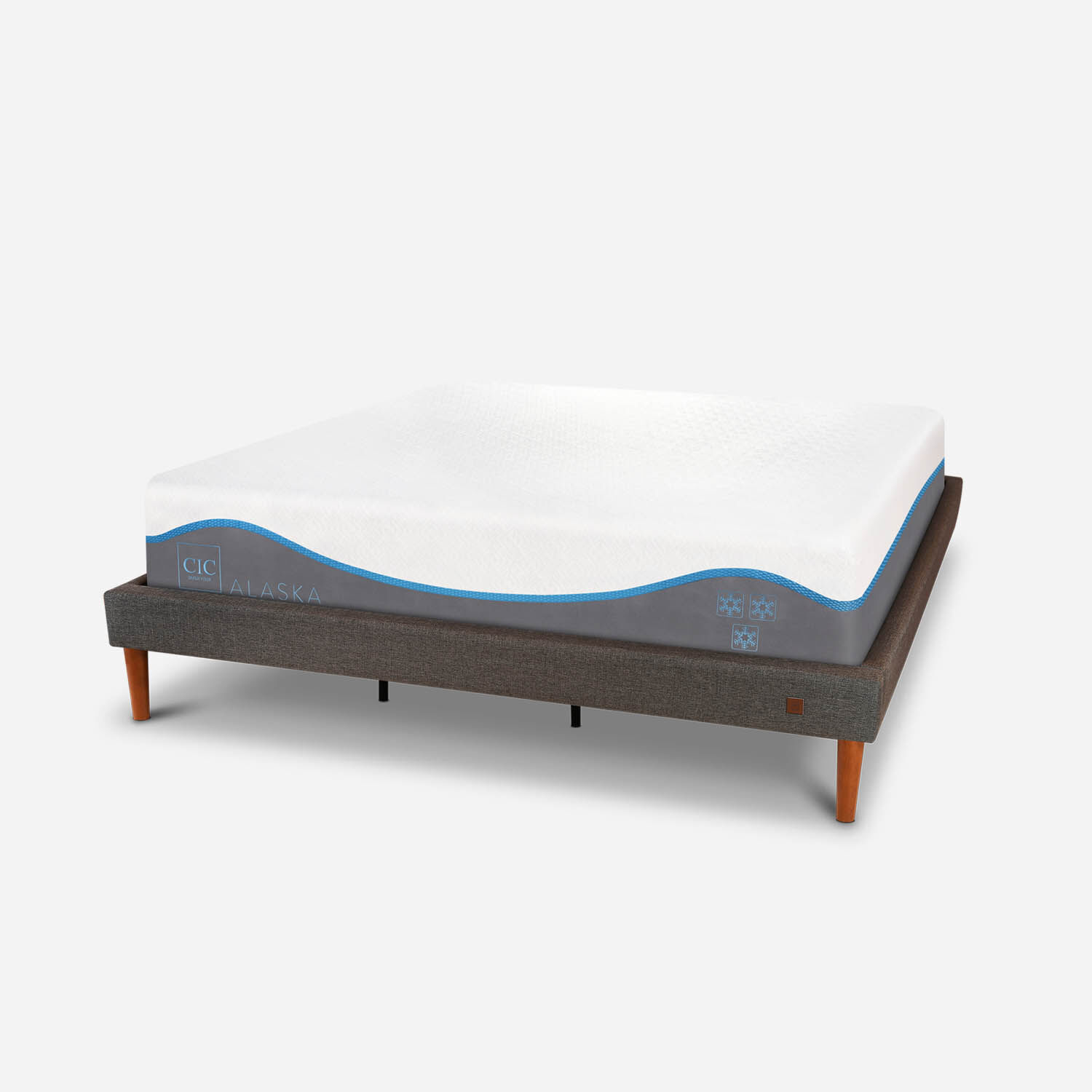 Cama Europea Curve King Alaska