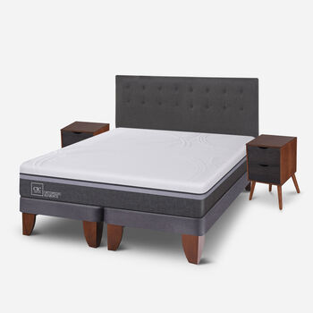 Cama Europea King Ortopedic Advance + Set Éufrates