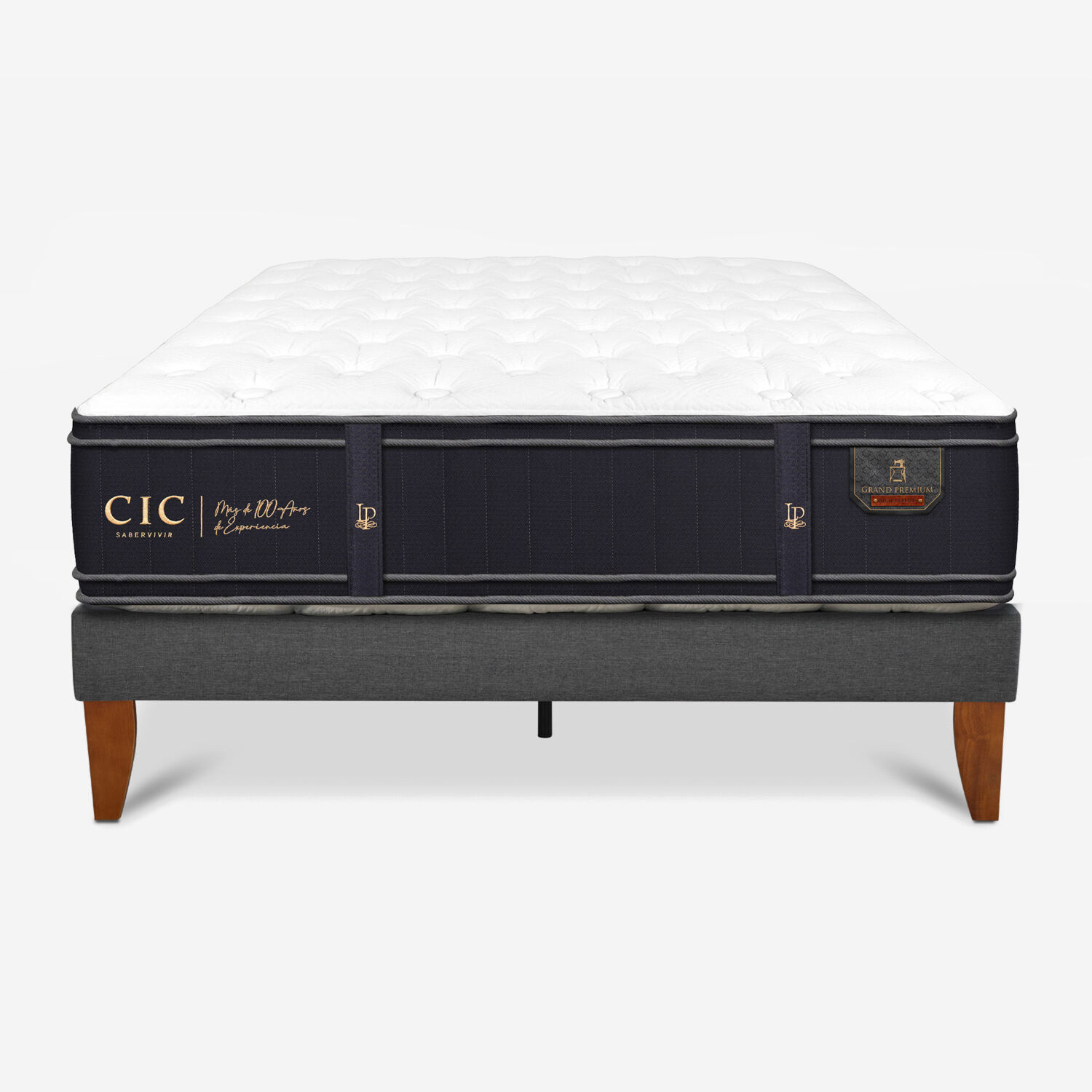 Cama Europea Box 2 Plazas Grand Premium
