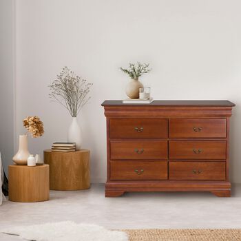 C&oacute;moda 6 Cajones Mir&oacute; Caramel