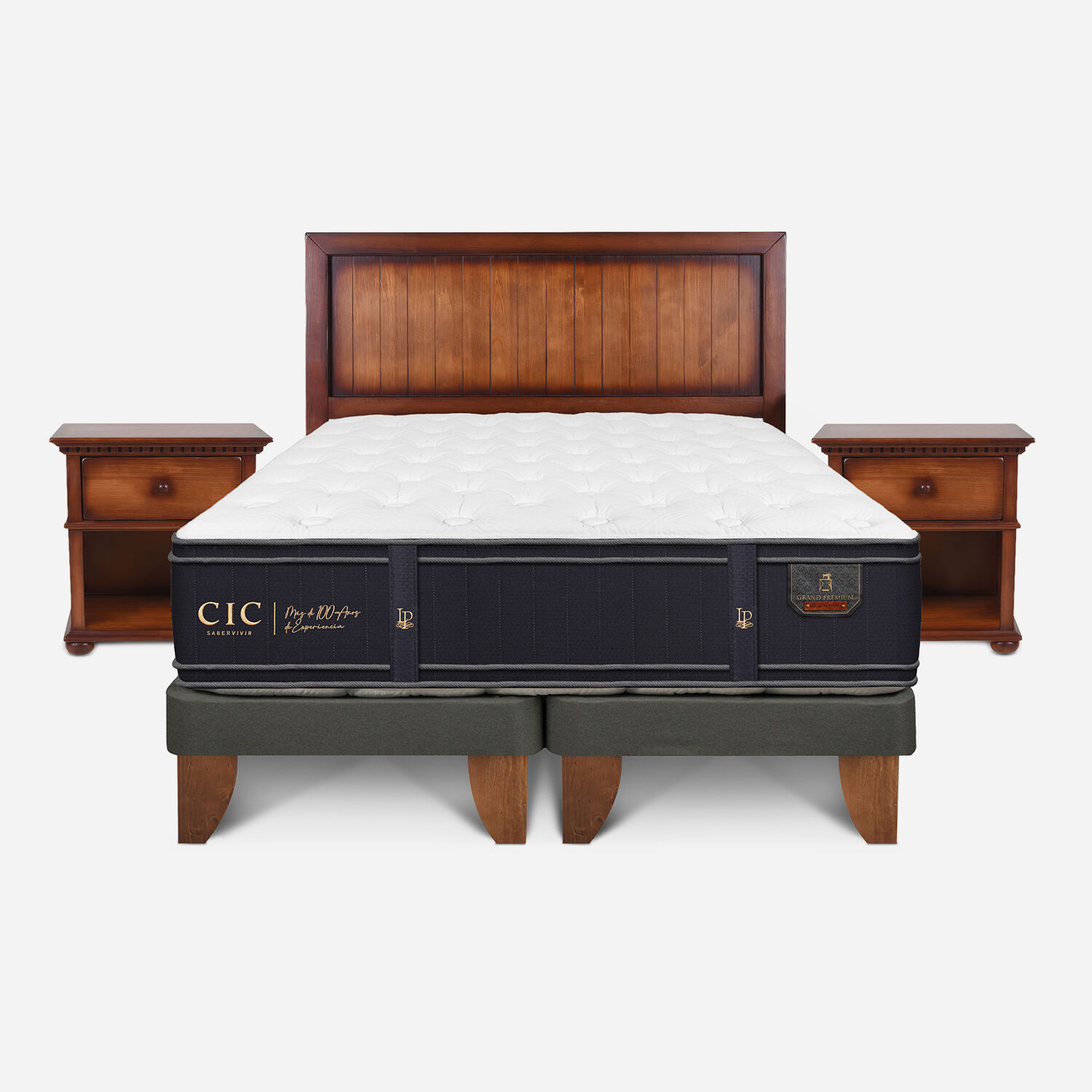 Cama Europea Super King Grand Premium + Set Monterrey