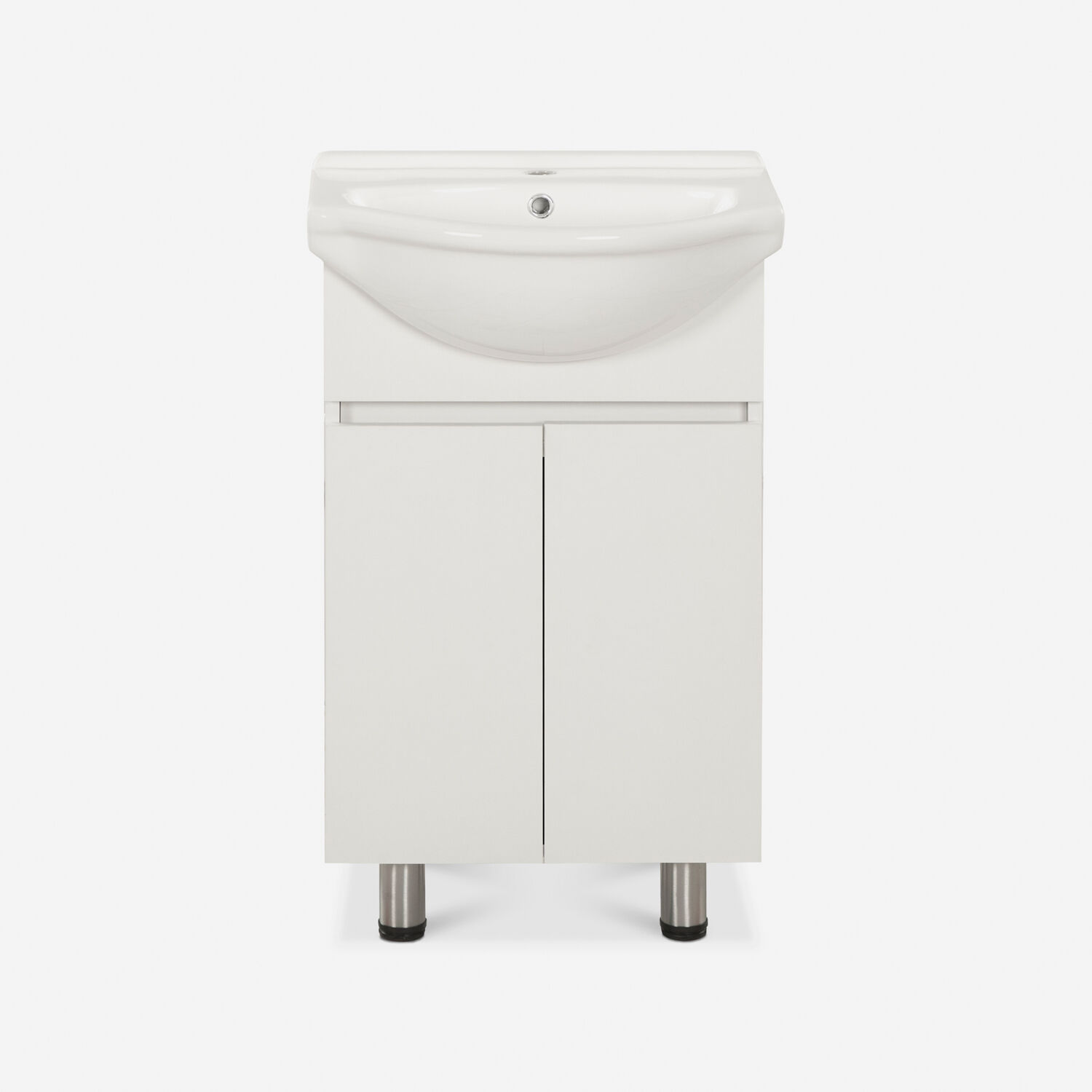 Vanitorio 2 Puertas Con Soportes Cannes Blanco 50 Cm.