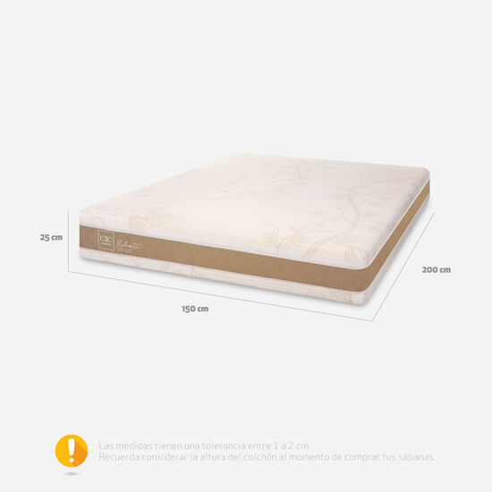 Colchón 2 Plazas Rilassati Smart 150x200 + Plumón
