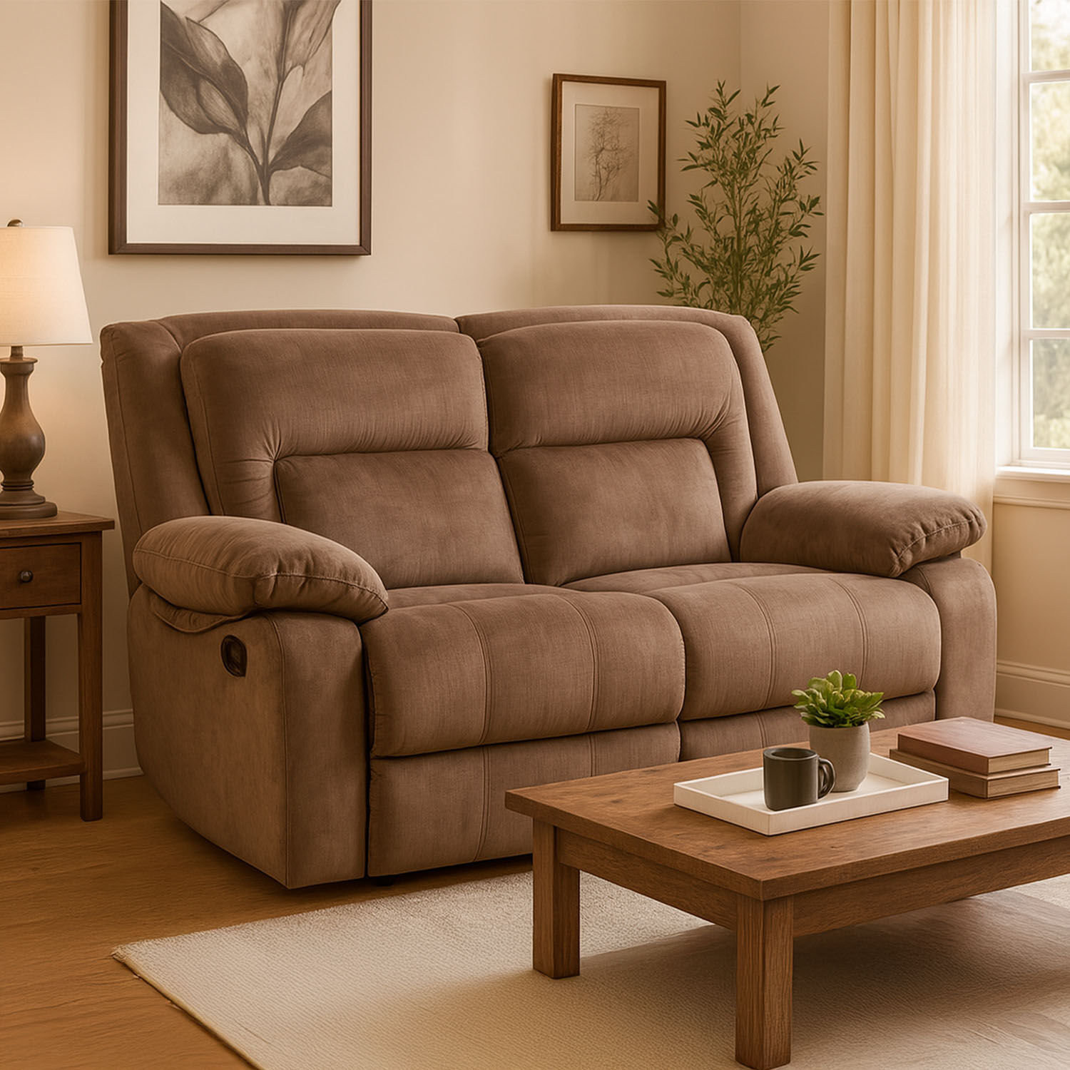 Sof&aacute; 2 Cuerpos Reclinable Amberes