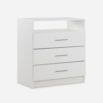 Cómoda Cajonera Atria 3 Cajones Blanco