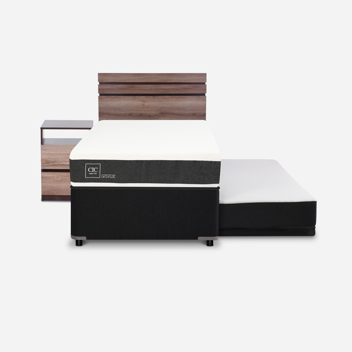 Cama Nido Div&aacute;n Ortopedic + Set Ares