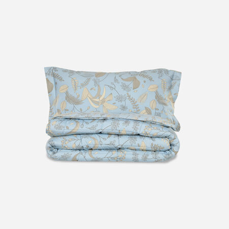 Plum&oacute;n 2 Plazas Polycotton Magnolia