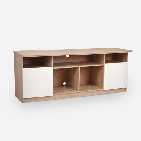 Rack Tv 75" Atenas Olmo Blanco
