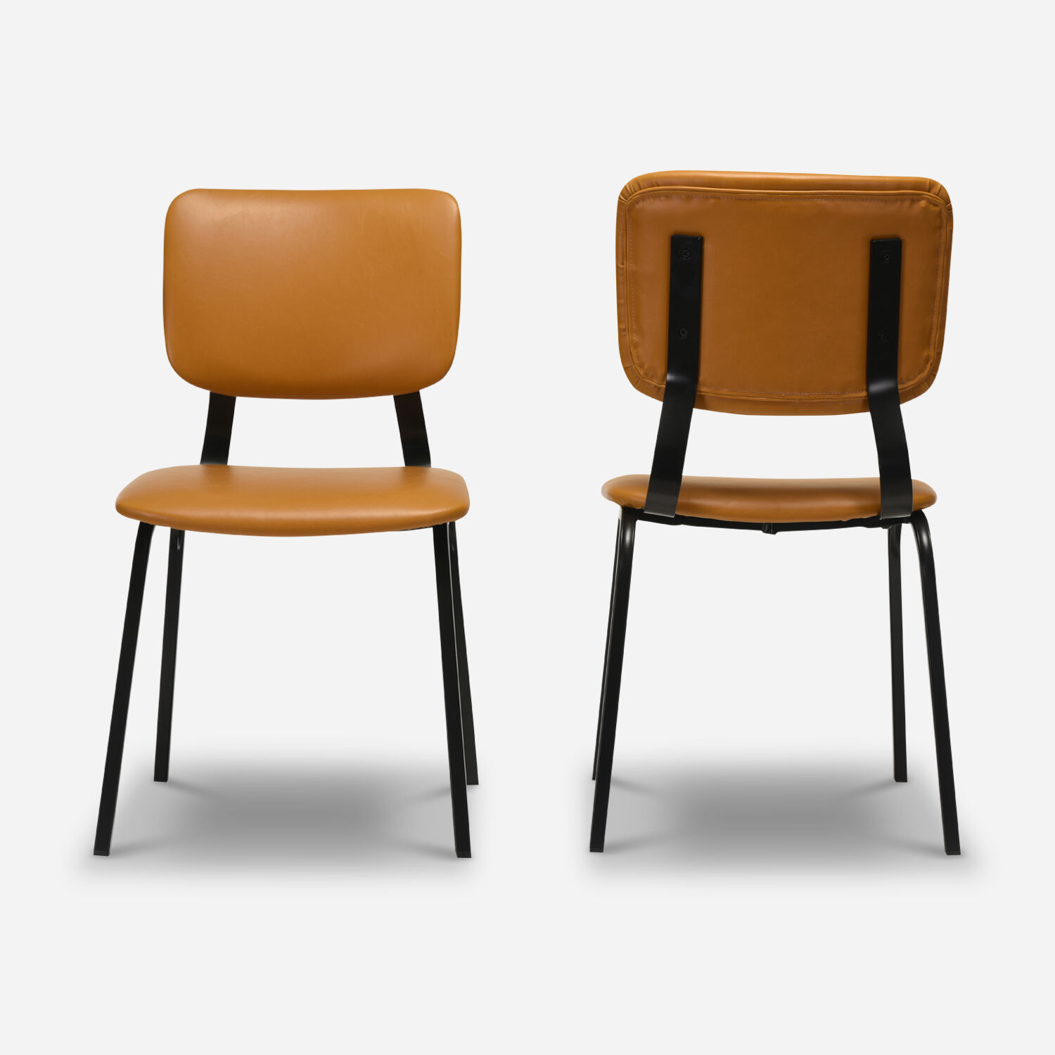 Par de Sillas Vintage Camel