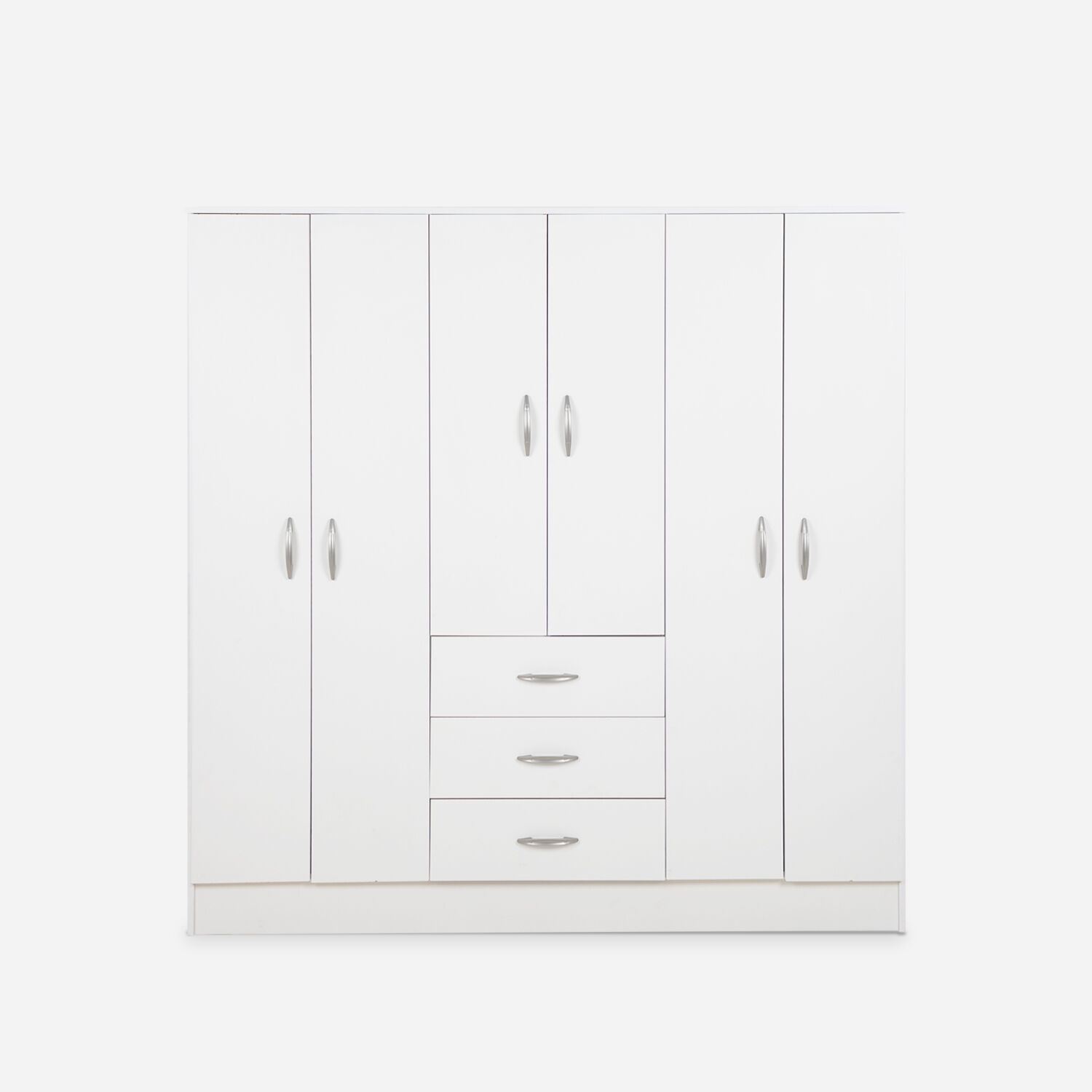 Cl&oacute;set 6 Puertas 3 Cajones Maipo Blanco