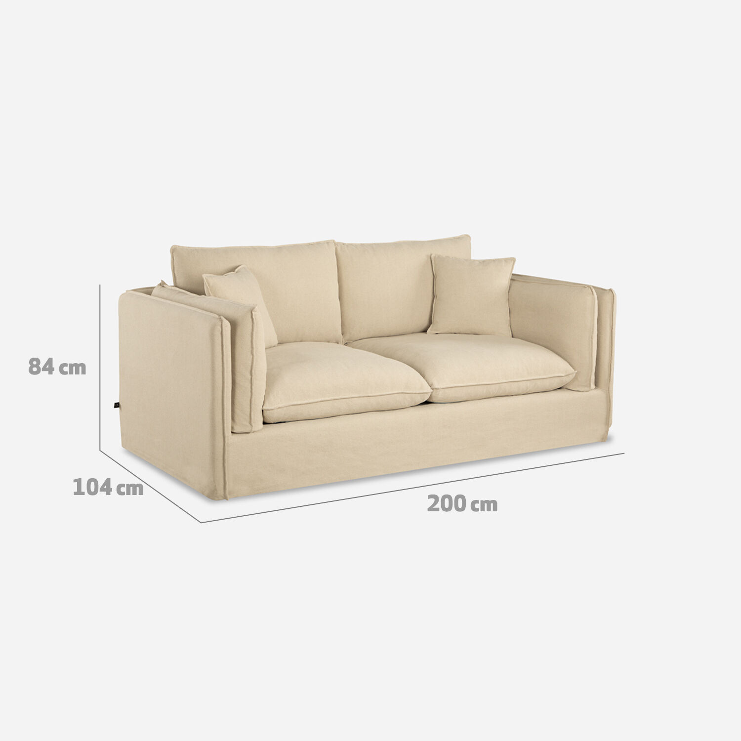 Sof&aacute; 3 Cuerpos Bergen Arena