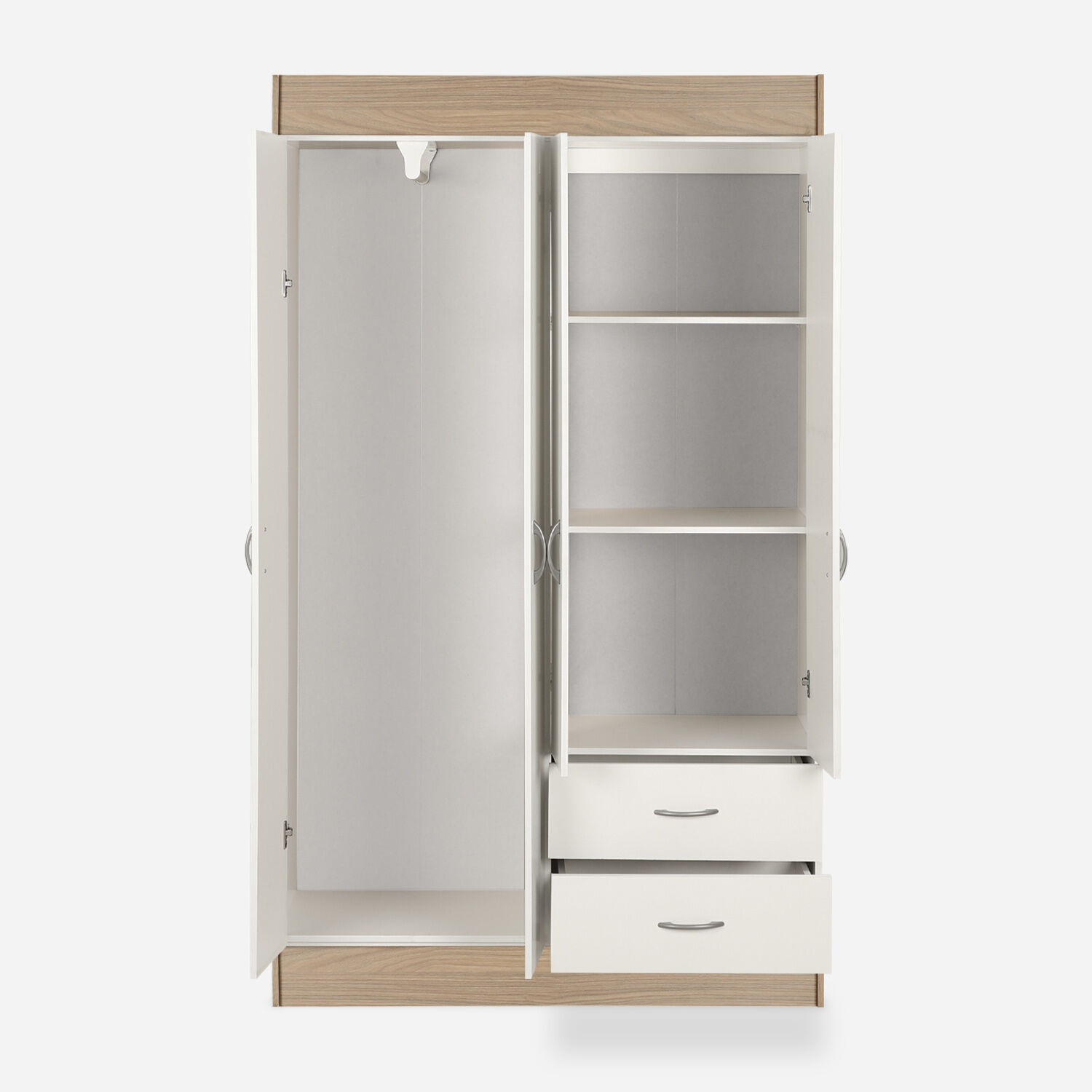 Cl&oacute;set Standford 4 Puertas 2 Cajones Bicolor