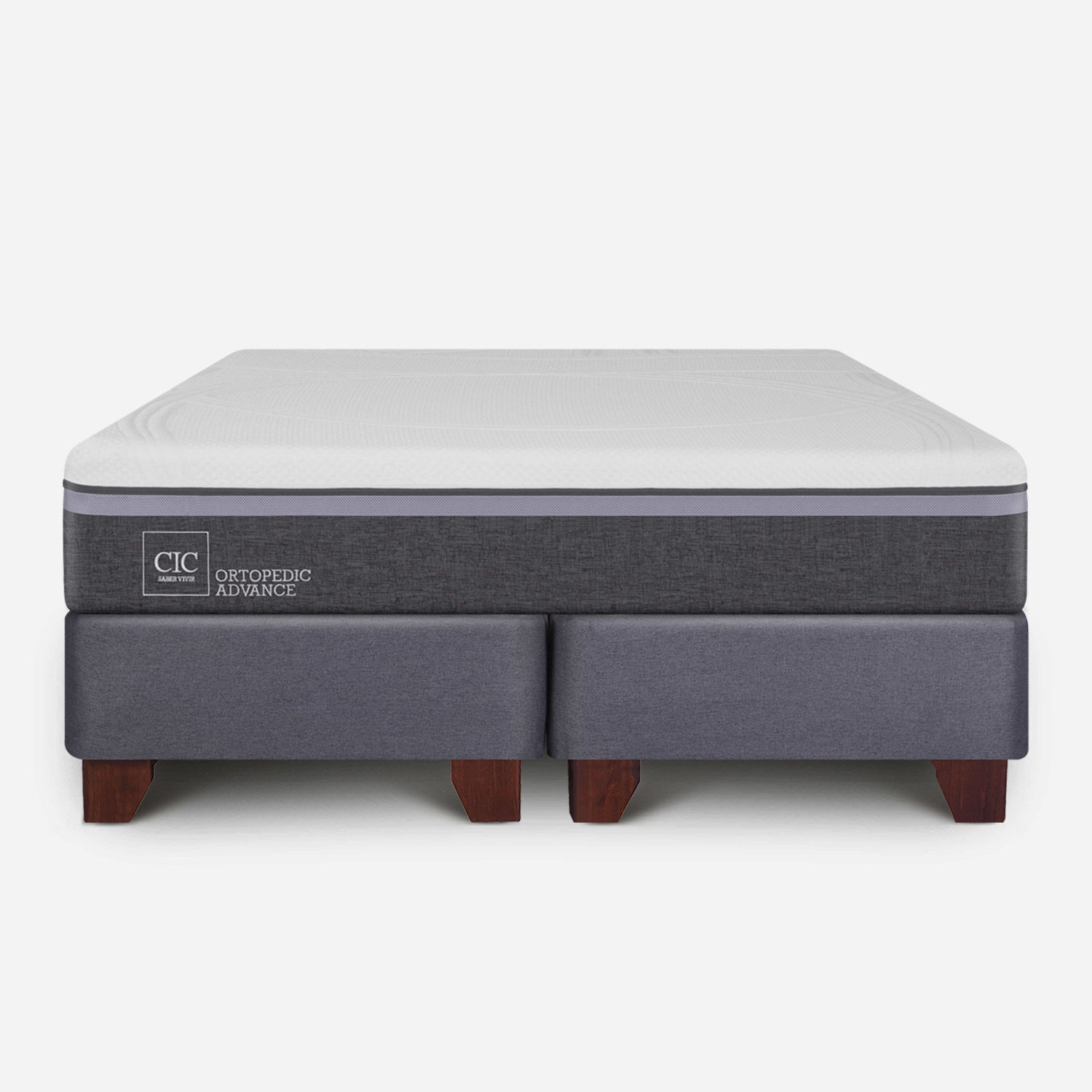 Box Spring 2 Plazas Ortopedic Advance Base Dividida