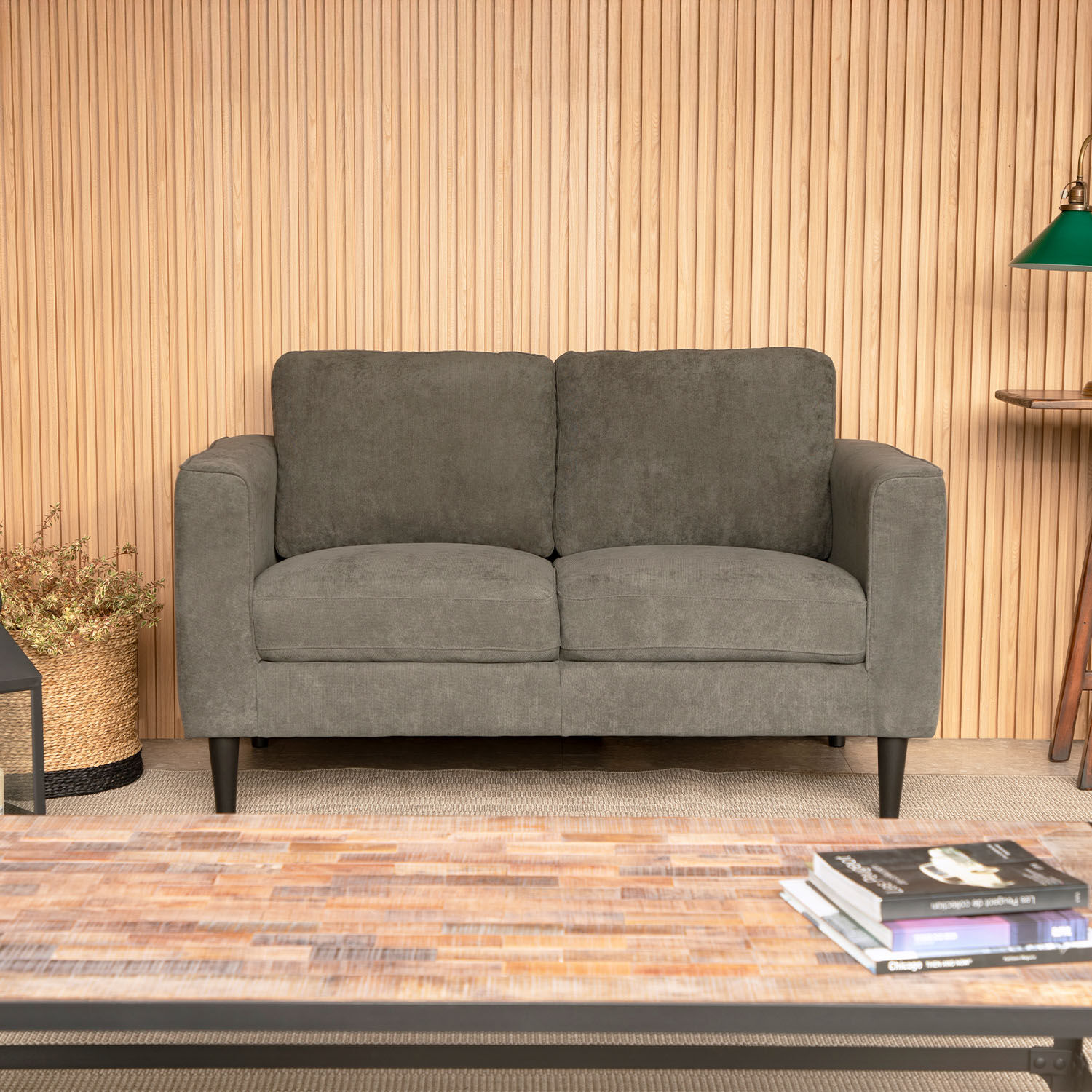 Sof&aacute; 2 Cuerpos Bristol Gris