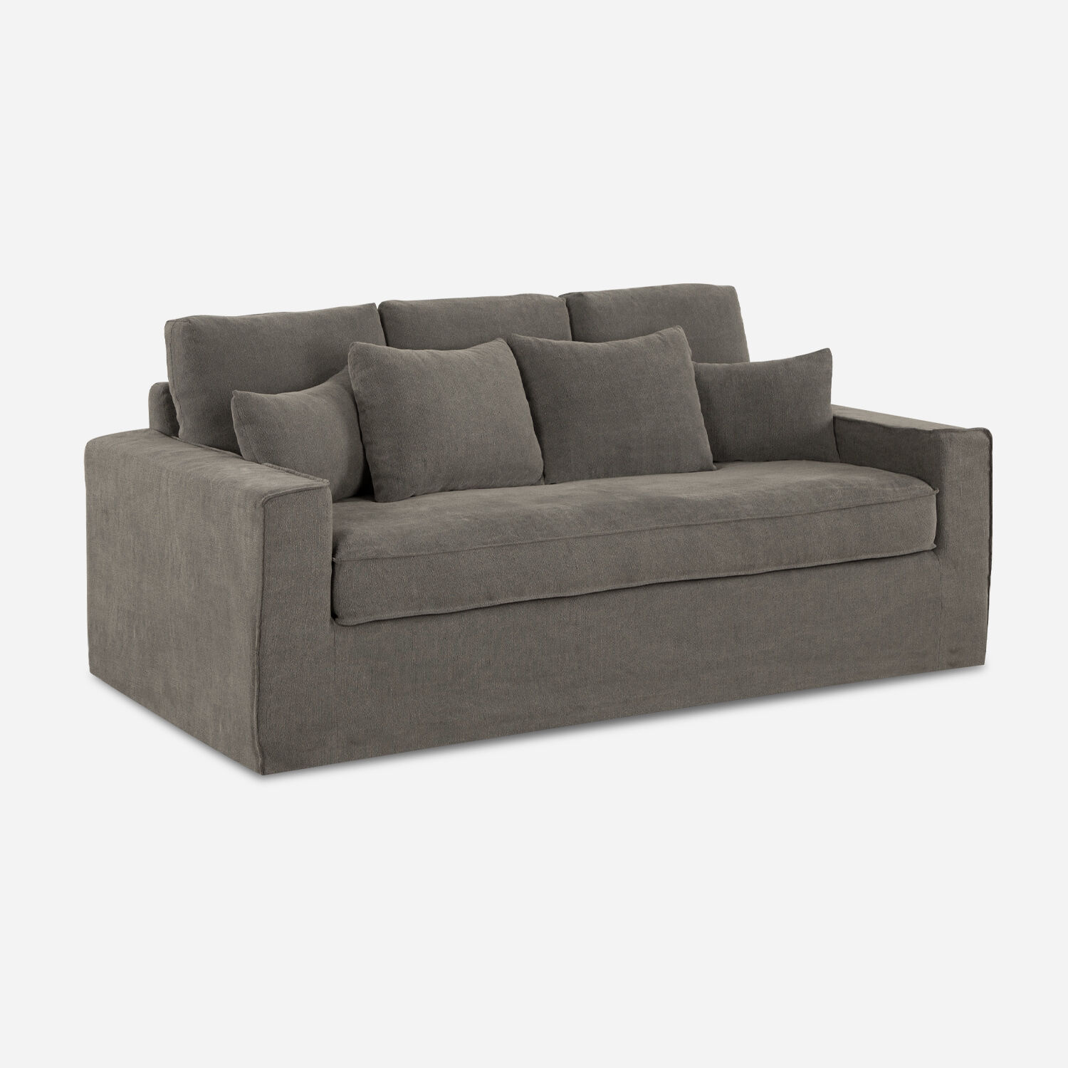 Sofá 3 Cuerpos Hamar Gris