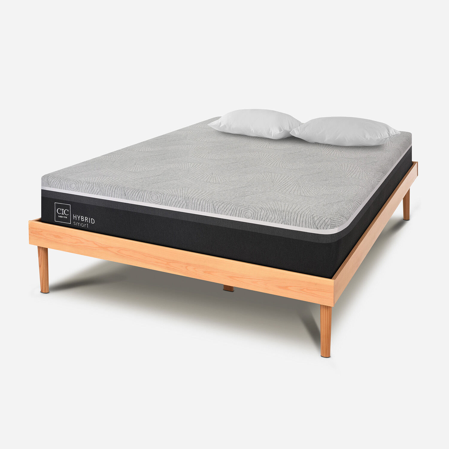 Cama 2 Plazas Hybrid + Almohada