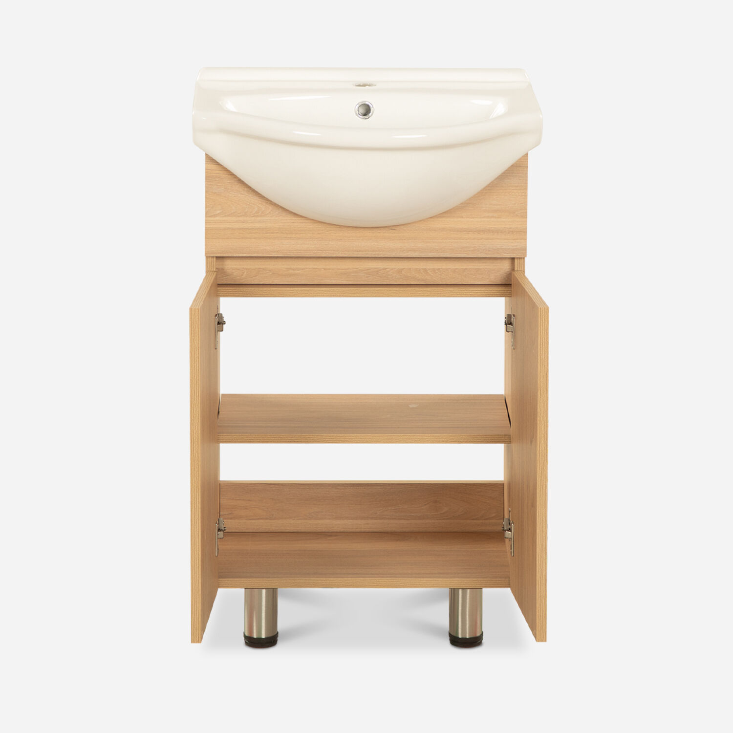 Vanitorio 2 Puertas Con Soportes Cannes Olmo 50 Cm.