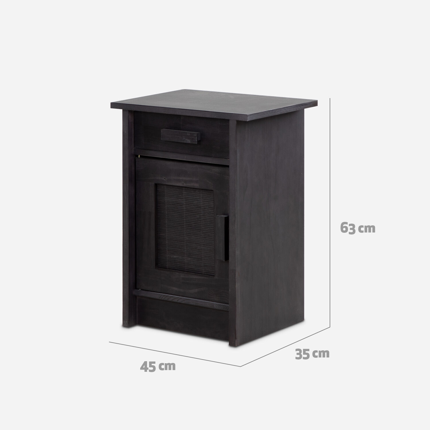 Velador Izquierdo Mil&aacute;n Negro