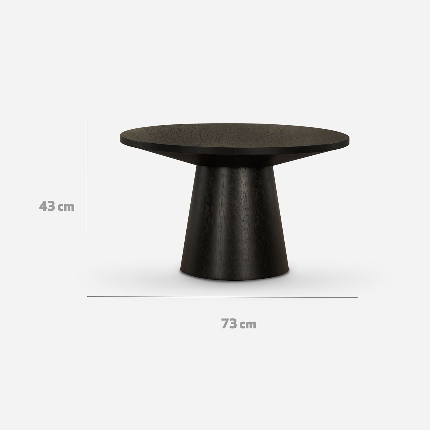 Mesa Redonda Blackburn L Negra