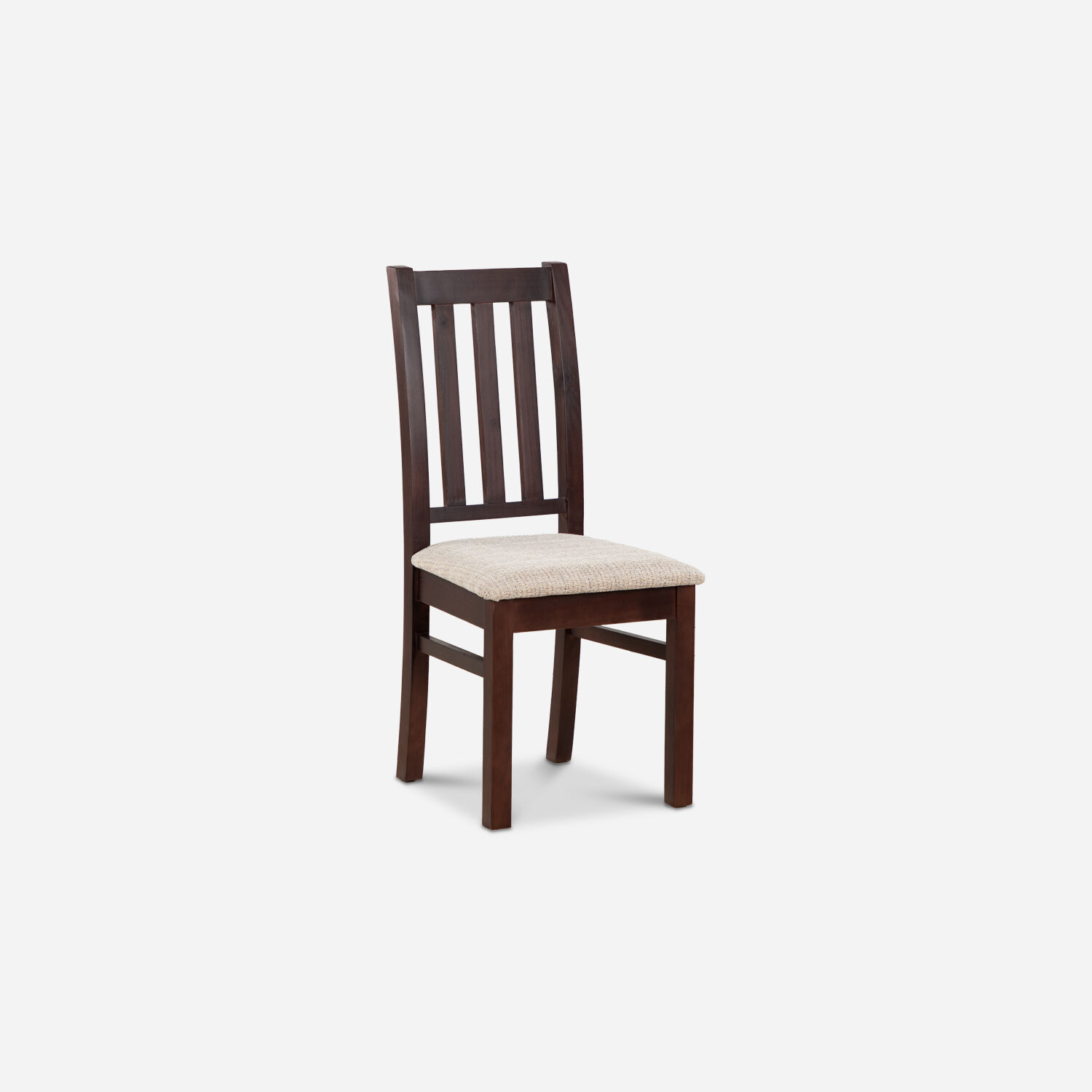 Comedor 4 Sillas Ñuble Chocolate - Tela Beige